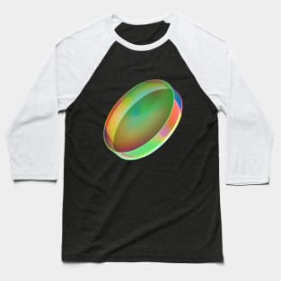 Abstract colorful glass cylinder. Baseball T-Shirt